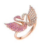 Aesthetic Diamond Flower Ring