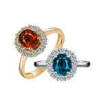 Aesthetic Diamond Flower Ring