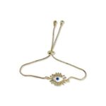Gold Evil Eye Bracelet